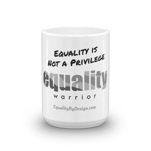 Load image into Gallery viewer, Equality Warrior Action Mug (Camo Grey)