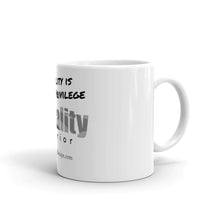 Load image into Gallery viewer, Equality Warrior Action Mug (Camo Grey)