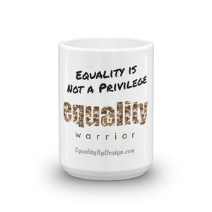 Equality Warrior Action Mug (Camo Brown)