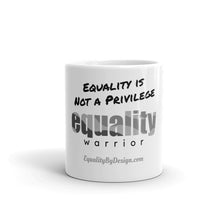 Load image into Gallery viewer, Equality Warrior Action Mug (Camo Grey)